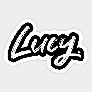 Name Lucy Sticker